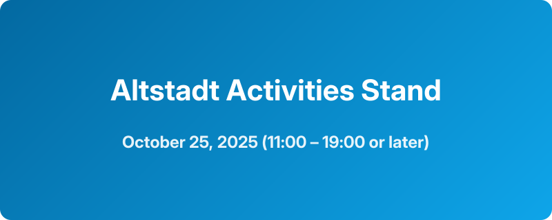 Altstadt Activities Stand